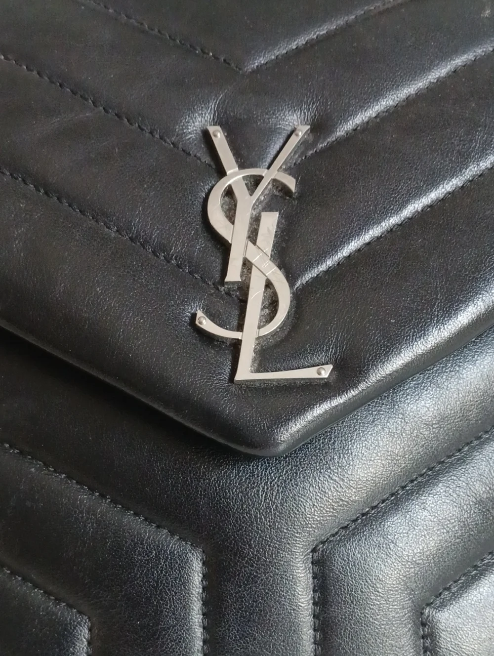 YVES ST LAURENT LOULOU TOP HANDLE BAG MATELASSE